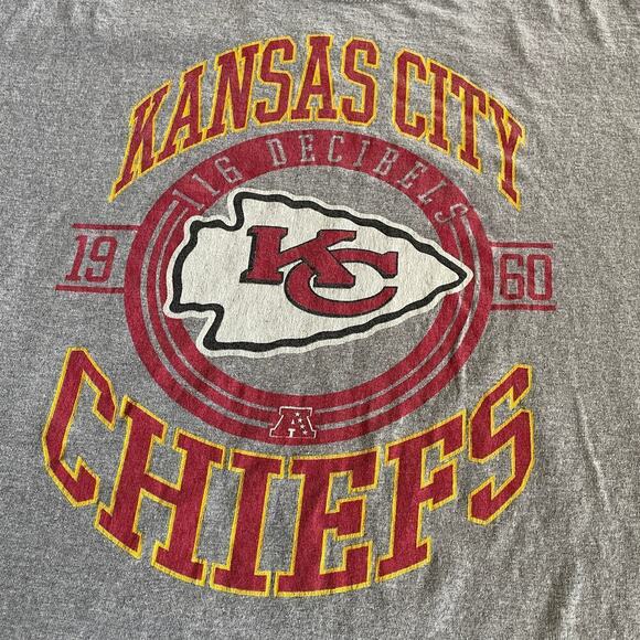 Kansas City Chiefs 116 Decibels NFL Team Apparel Tee Shirt Mens 2XL Vintage Y2K - Picture 2 of 11